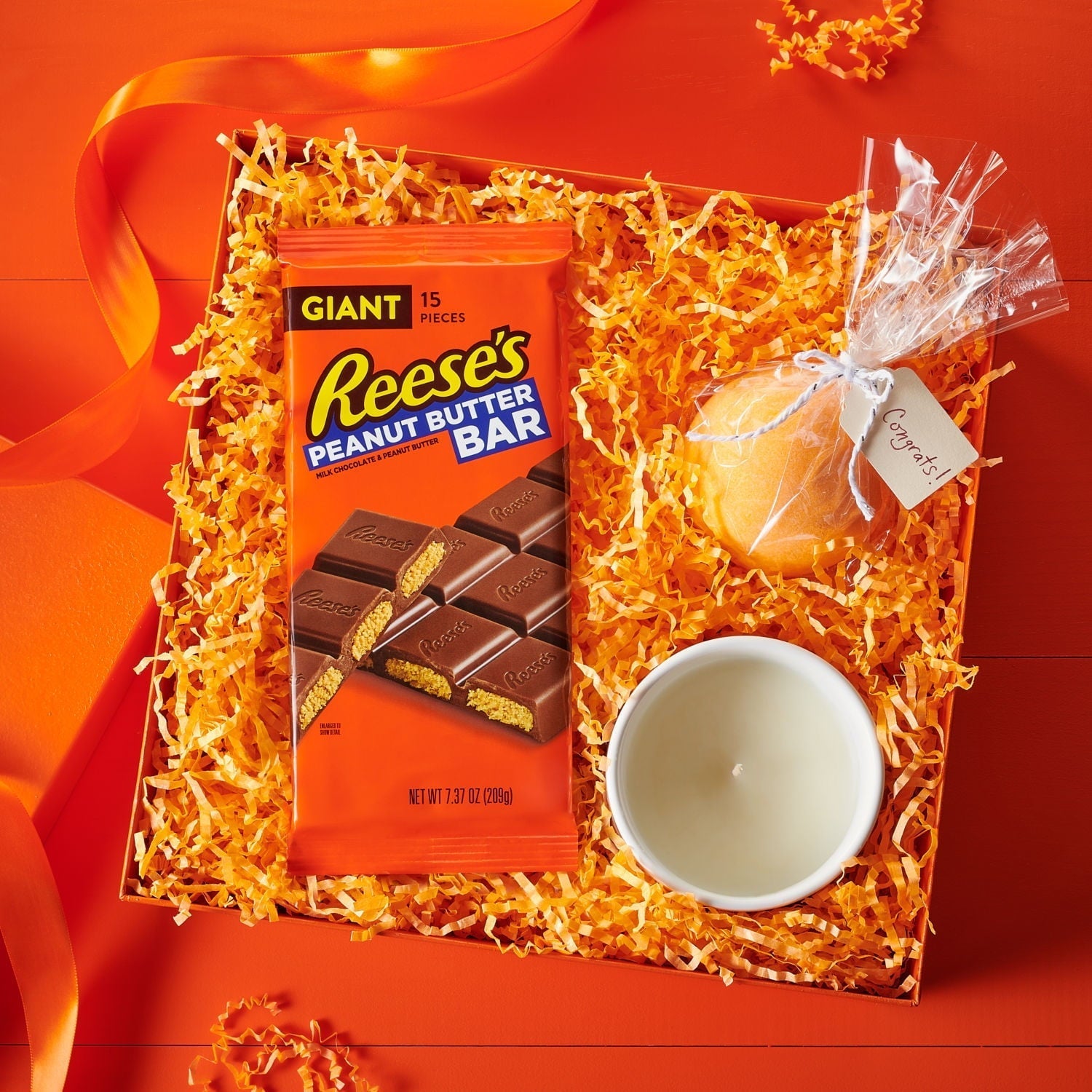 Wholesale prices with free shipping all over United States Reese's Milk Chocolate Peanut Butter Giant Candy, Bar 7.37 oz, 15 Pieces - Steven Deals