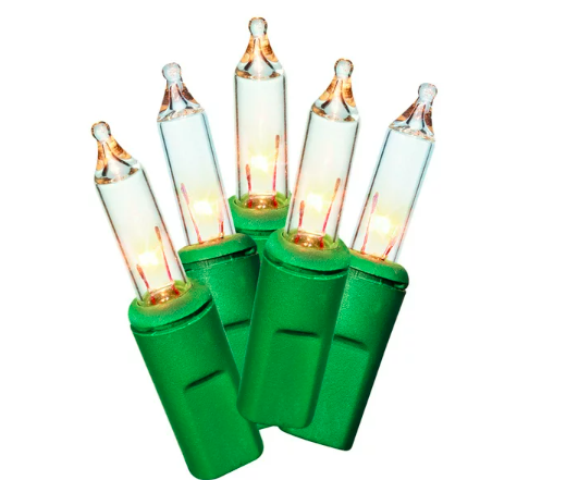 Wholesale prices with free shipping all over United States 300-Count Clear Incandescent Mini Christmas Lights with Green Wire, 62.5', Holiday Time - Steven Deals