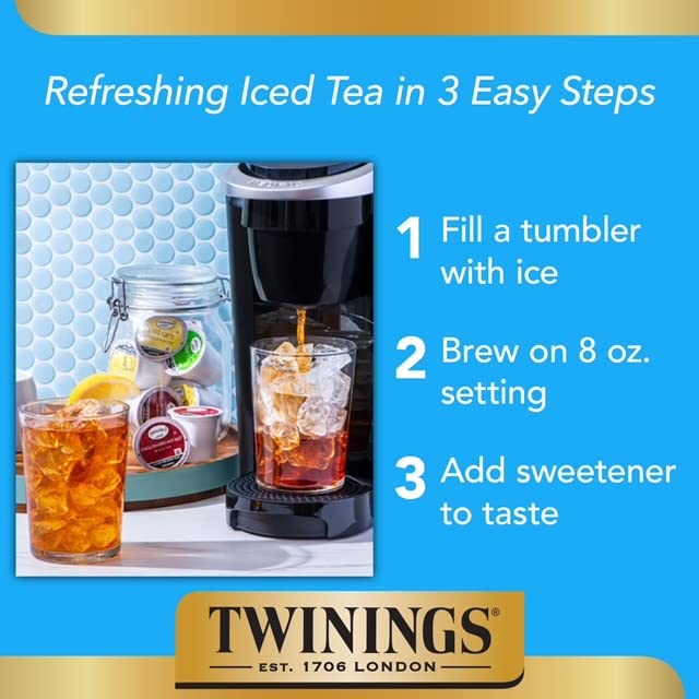Wholesale prices with free shipping all over United States Twinings English Breakfast Tea K-Cup Pods for Keurig, Caffeinated, Smooth, Flavourful, Robust Black Tea, 24 Count (Pack of 1) - Steven Deals