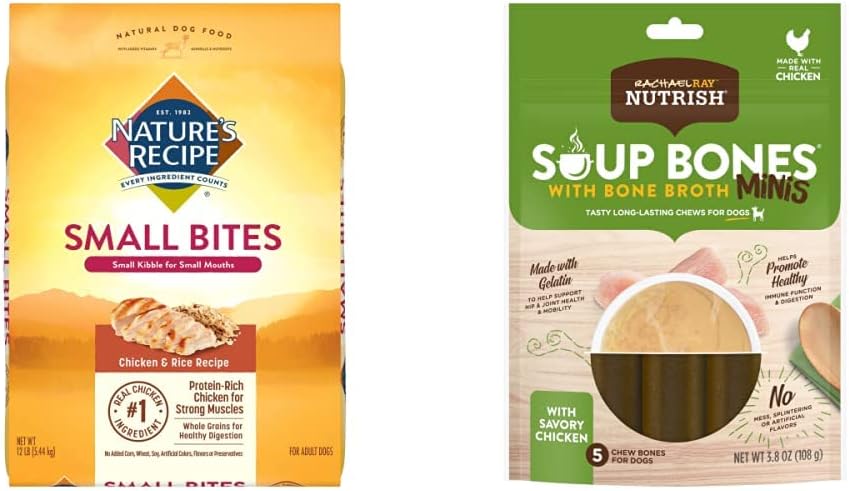 Wholesale prices with free shipping all over United States Nature’s Recipe Small Bites Dry Dog Food, Chicken & Rice Recipe, 4 Pound Bag - Steven Deals