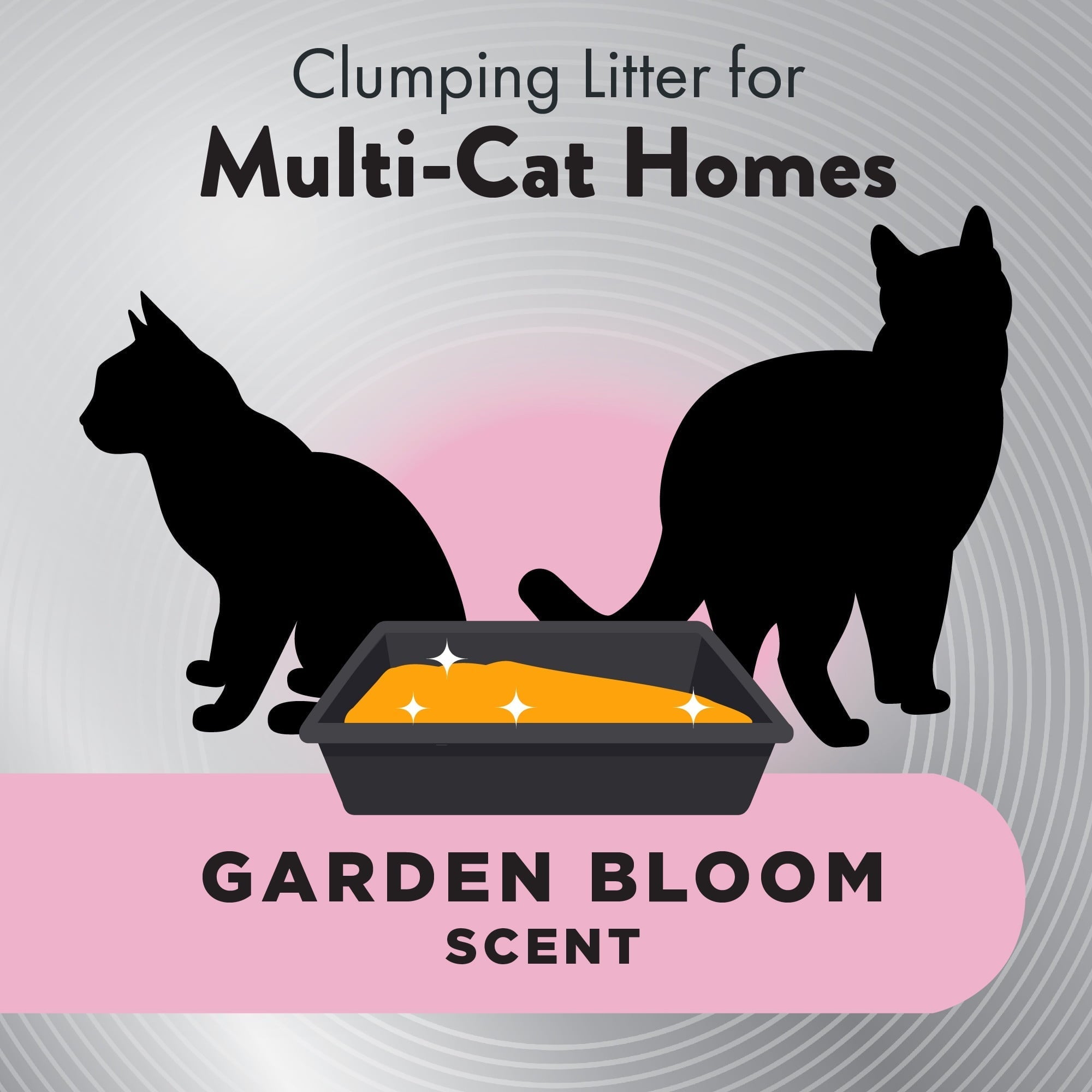 Wholesale prices with free shipping all over United States Arm & Hammer Hardball Lightweight Easy No-Mess Scooping Garden Bloom Scent Multi-Cat Clumping Litter, 7lb - Steven Deals