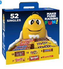 Wholesale prices with free shipping all over United States M&M’S, Skittles, Snickers, Twix & Starburst Fundraiser Bulk Candy Bars (52 ct.) - Steven Deals