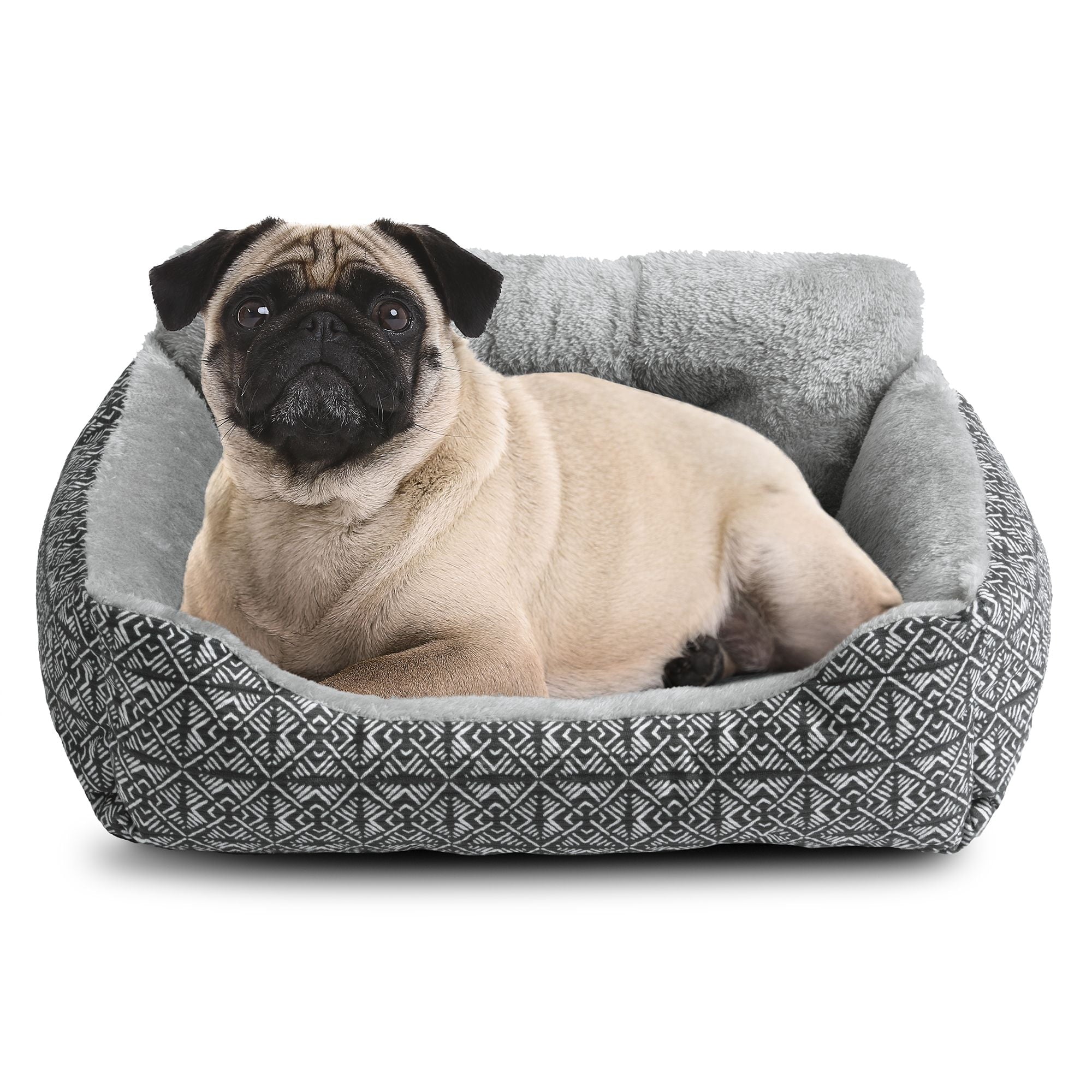 Wholesale prices with free shipping all over United States Vibrant Life Lounger Pet Bed, Small, 21” x 17” - Steven Deals