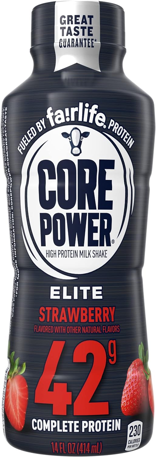 Wholesale prices with free shipping all over United States Core Power Fairlife Elite 42g High Protein Milk Shake, Ready To Drink for Workout Recovery , Chocolate, 14 Fl Oz (Pack of 1) - Steven Deals