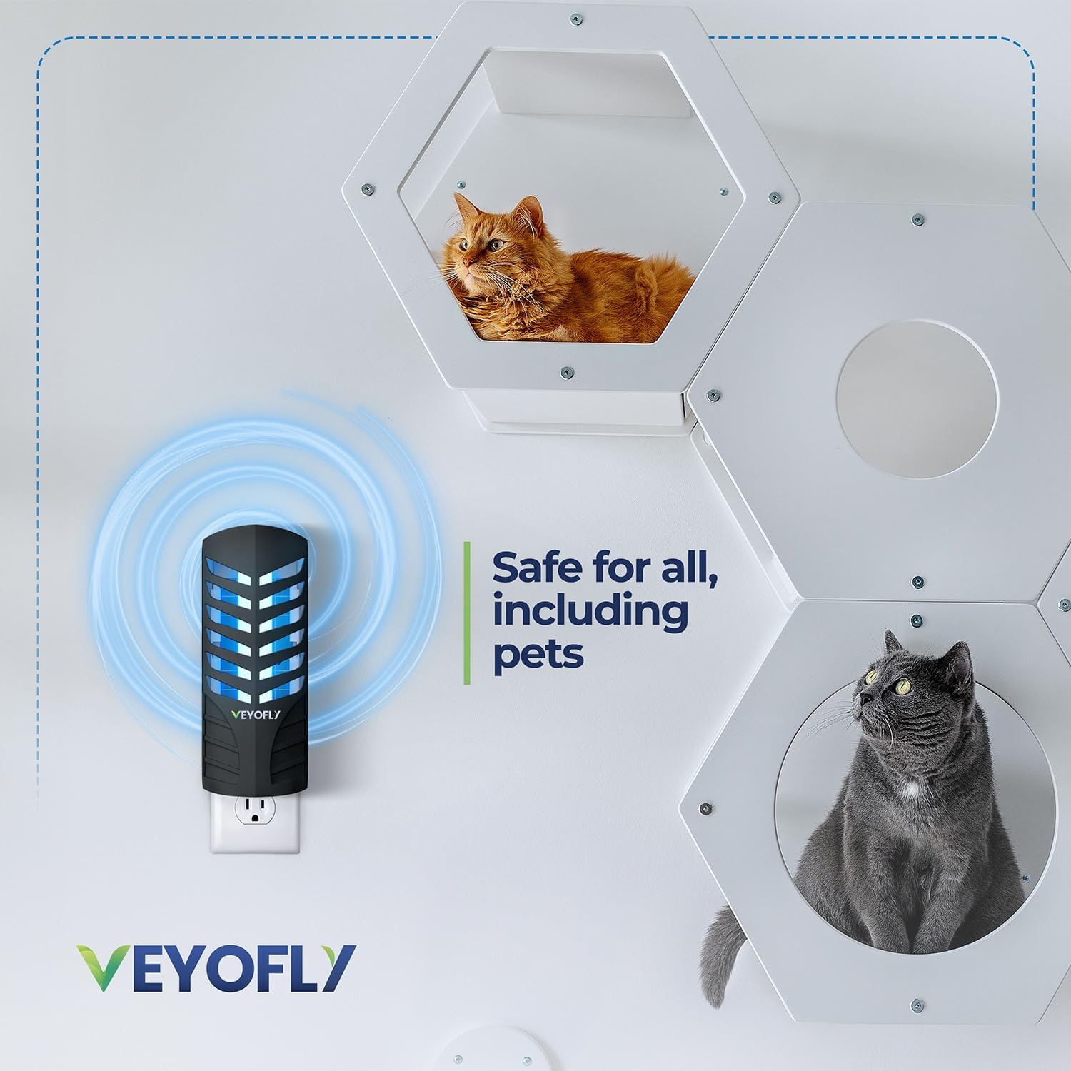 Wholesale prices with free shipping all over United States VEYOFLY Fly Trap, Plug in Flying Insect Trap, Fruit Fly Traps for Indoors-Safer Home Indoor- Bug Light Indoor Plug in- Mosquito,Fruit Fly, Gnat Trap, Flea Trap, Bugs- No Odor (2 Device+6 Refills) - Steven Deals