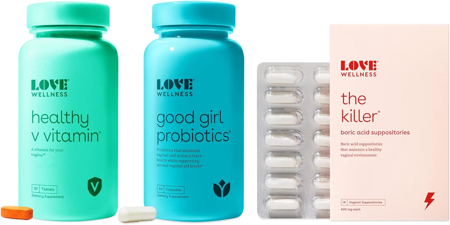 Wholesale prices with free shipping all over United States Love Wellness Vaginal Probiotics for Women, Good Girl Probiotics, 120 Count (Pack of 2) - pH Balance Probiotic for Feminine Health with Prebiotics - Urinary Tract Health for Vaginal Odor & Flora - Steven Deals