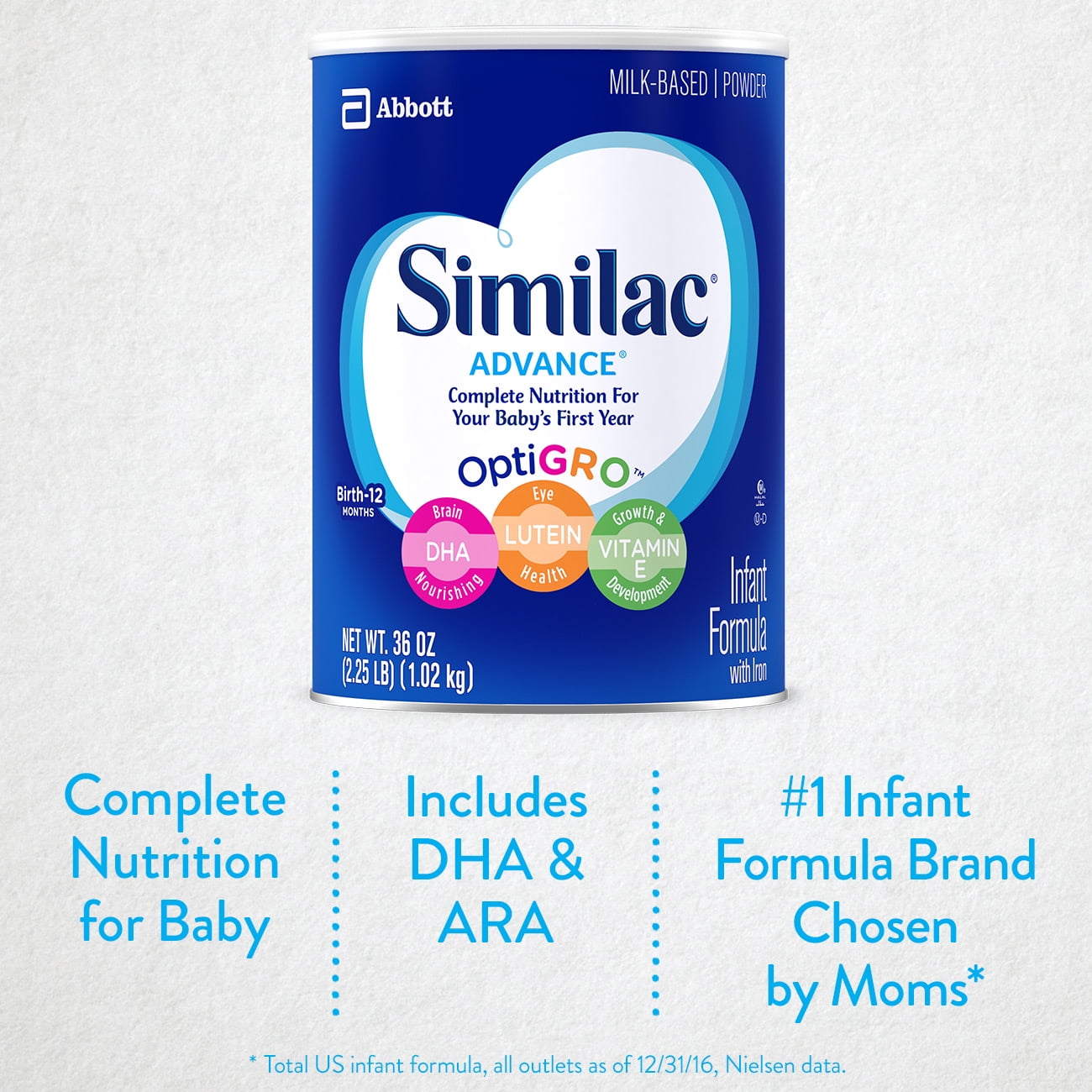 Wholesale prices with free shipping all over United States Similac Advance Concentrated Liquid Baby Formula with Iron, DHA, Lutein, 13-fl-oz Can - Steven Deals