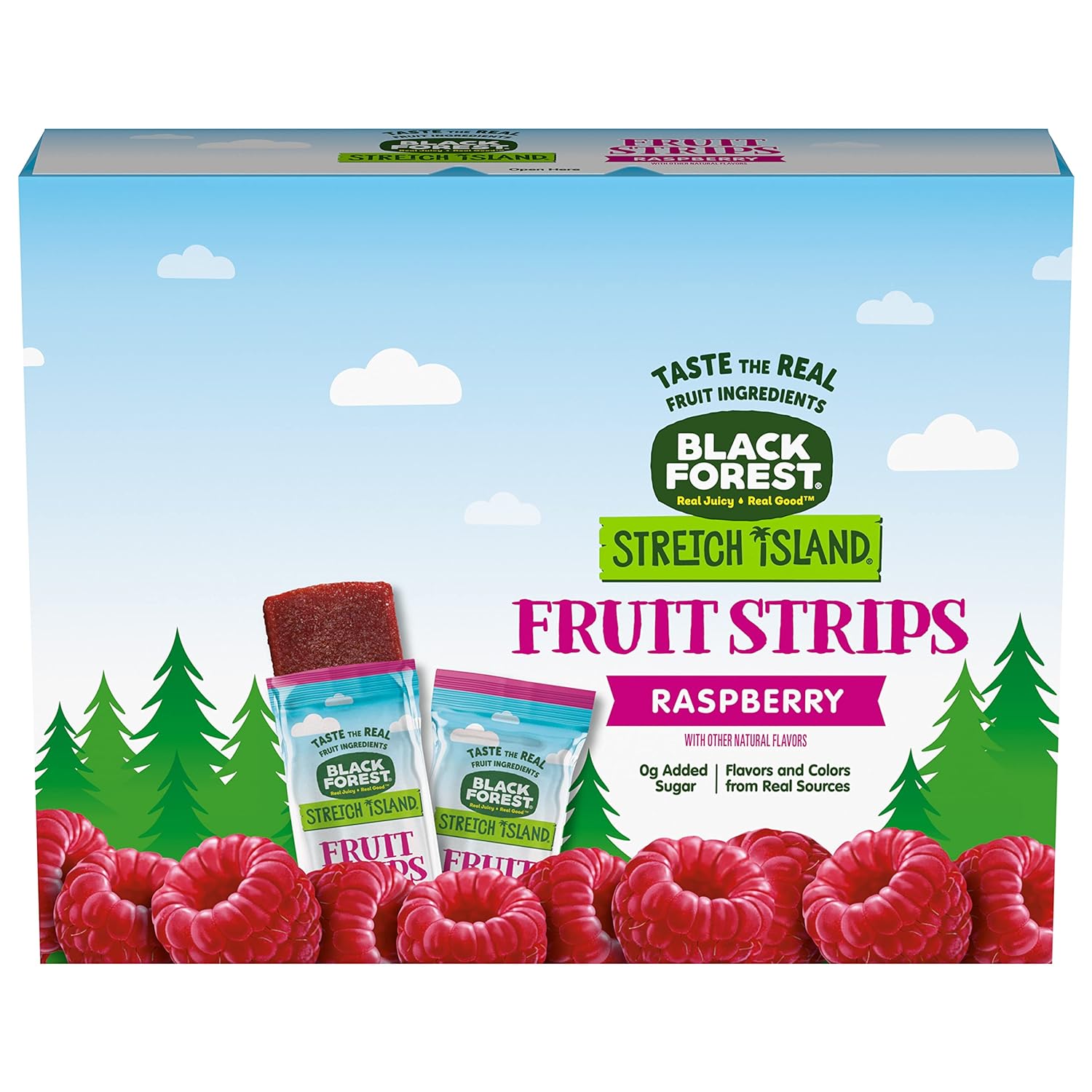 Wholesale prices with free shipping all over United States Black Forest Stretch Island Fruit Strips, Summer Snacks, Variety Pack (Cherry, Apple, Raspberry, Grape, Strawberry, Apricot), 0.5ounce Strips (Pack of 48) - Steven Deals