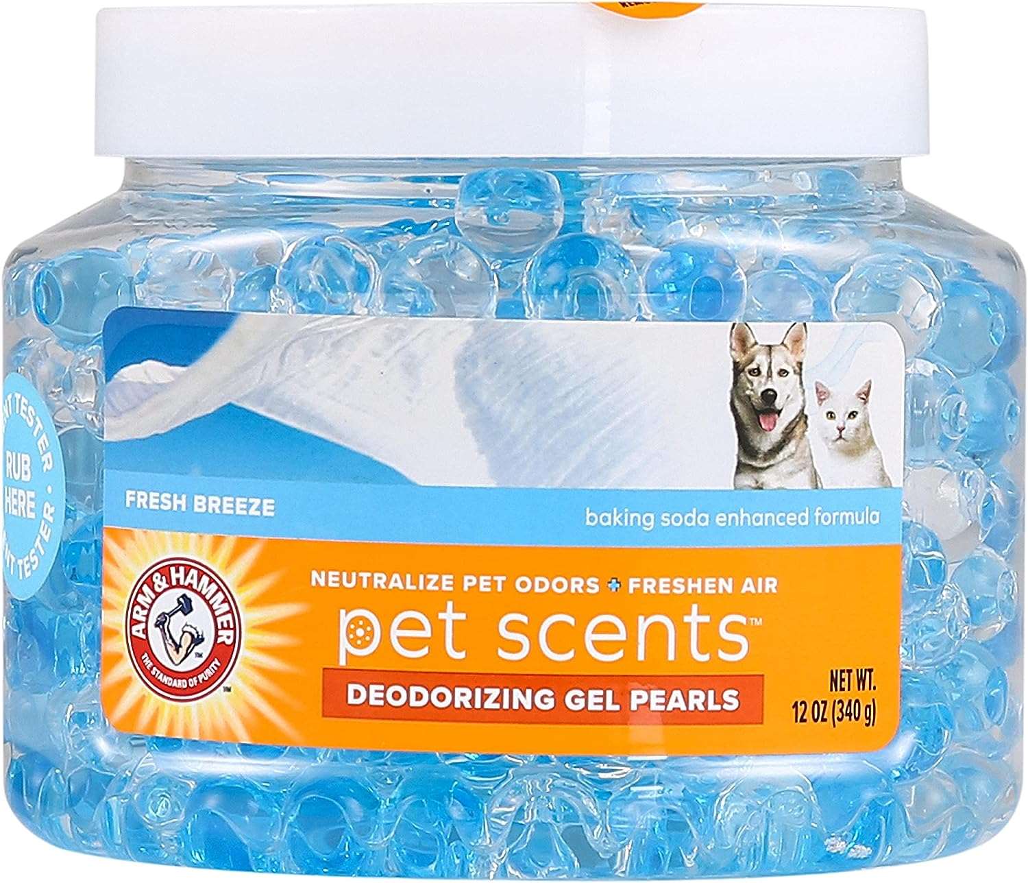 Wholesale prices with free shipping all over United States Arm & Hammer Air Care Pet Scents Deodorizing Gel Beads in Lavender Fields | 12 oz Pet Odor Neutralizing Gel Beads with Baking Soda | Air Freshener Beads for Pet Odor Elimination - Steven Deals