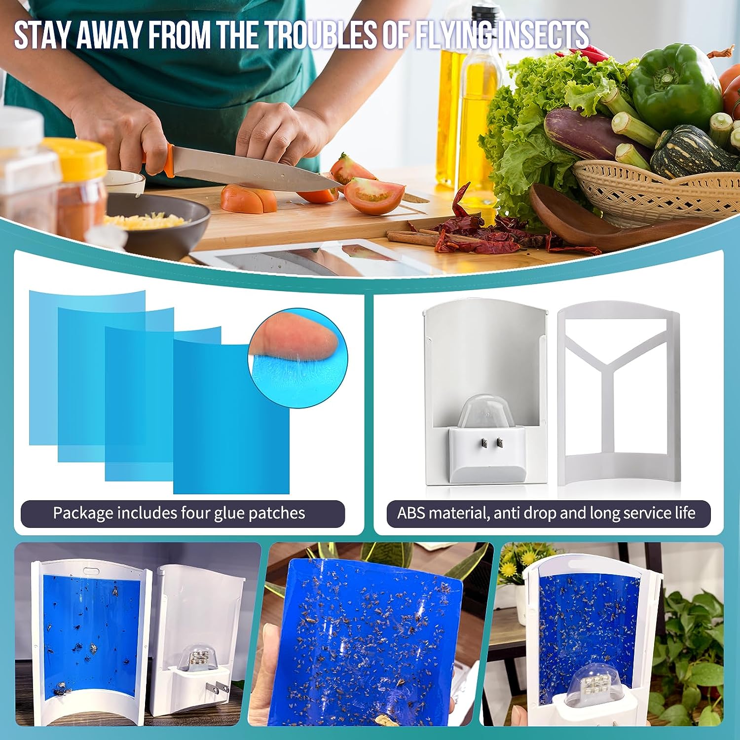 Wholesale prices with free shipping all over United States Flying Insect Trap, Indoor Plug-in Fly Trap for Home, Mosquito Killer Indoor Gnat Moth Catcher with Night UV Light, Mosquito Attractant Fly Bug Zapper for Home, Office (1 x Trap & 4 x Refills) - Steven Deals