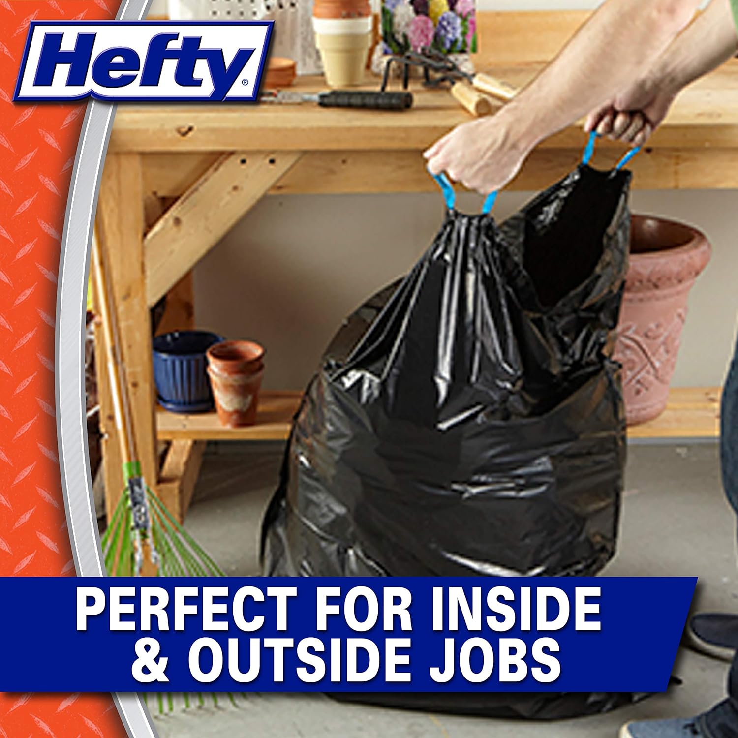 Wholesale prices with free shipping all over United States Hefty Strong Large Trash Bags, 30 Gallon, 56 Count - Steven Deals