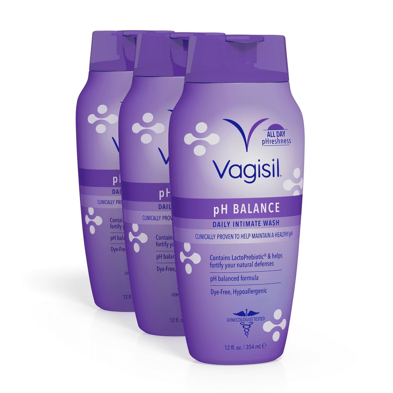 Wholesale prices with free shipping all over United States Vagisil PH Balance Daily Intimate Vaginal Feminine Wash, 12 oz, 3 Pack - Steven Deals
