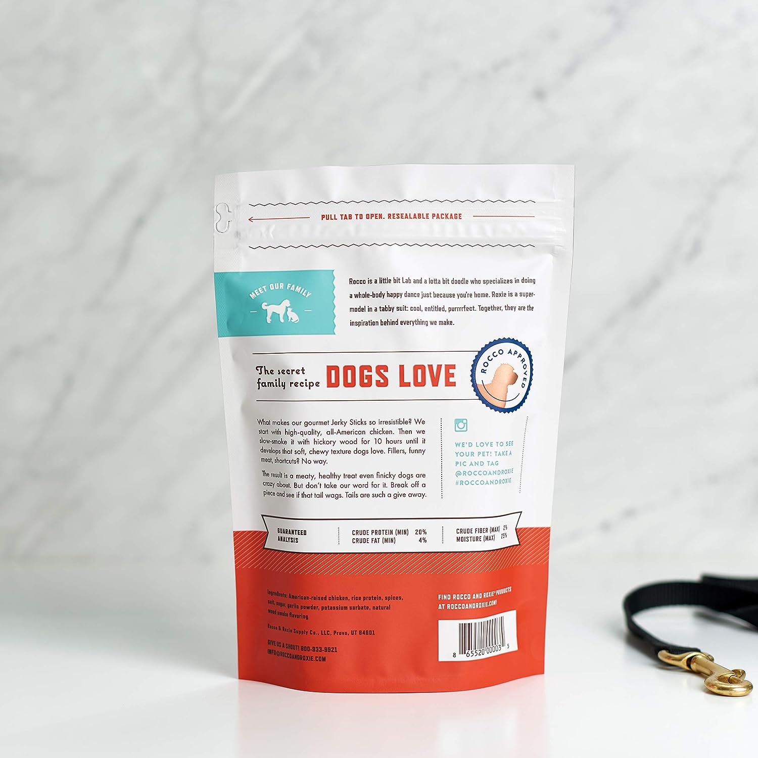 Wholesale prices with free shipping all over United States Rocco & Roxie Jerky Dog Treats Made in USA Healthy Treats for Potty Training High Value Real Meat Slow Roasted Snacks for Small, Medium & Large Dogs & Puppies Soft Chews, 1 Pound (Pack of 1) - Steven Deals