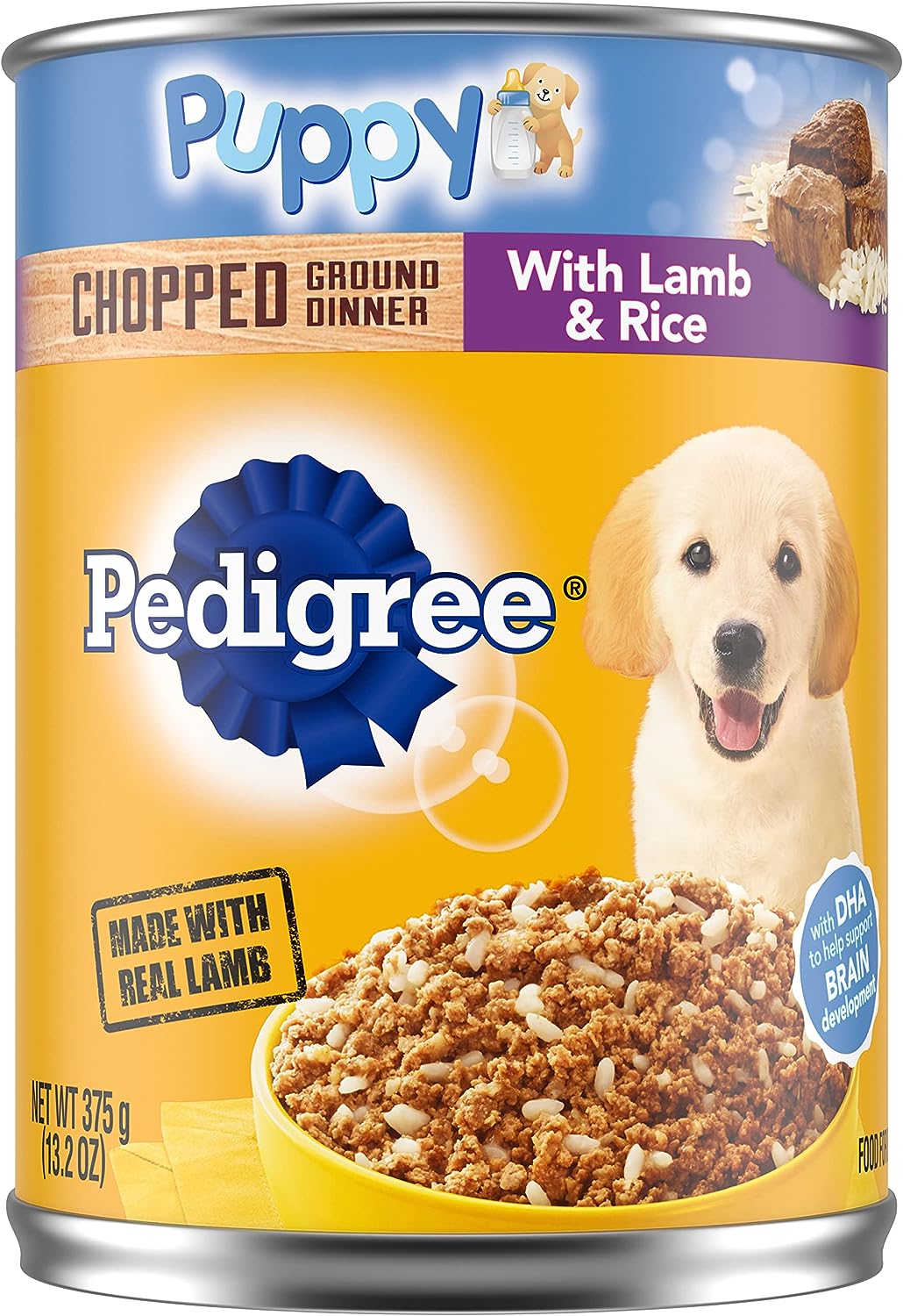 Wholesale prices with free shipping all over United States PEDIGREE CHOPPED GROUND DINNER Puppy Canned Soft Wet Dog Food With Chicken & Beef, 13.2 oz. Cans (Pack of 12) - Steven Deals