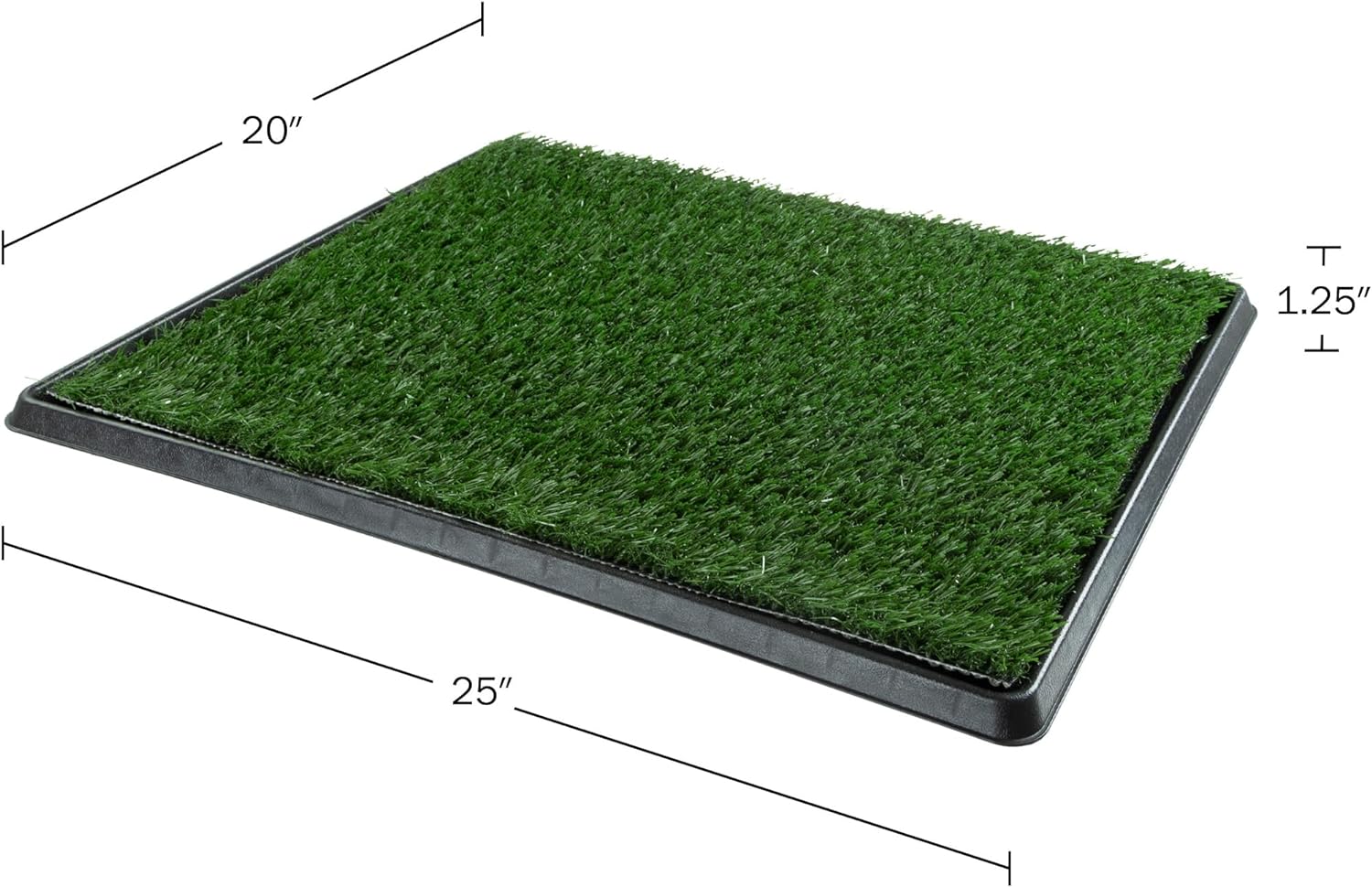 Wholesale prices with free shipping all over United States Artificial Grass Puppy Pee Pad for Dogs and Small Pets - 20x30 Reusable 3-Layer Training Potty Pad with Tray - Dog Housebreaking Supplies by PETMAKER - Steven Deals