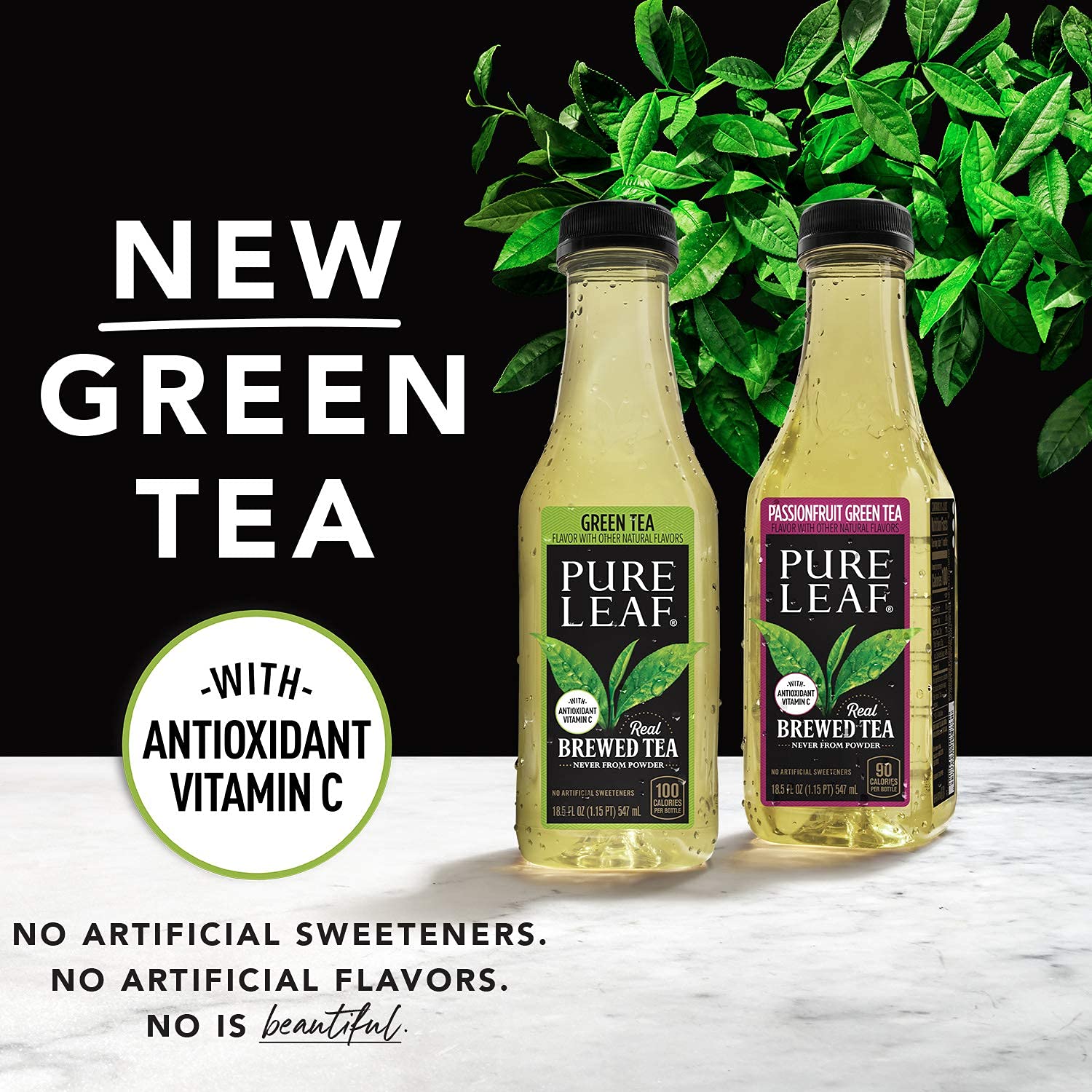 Wholesale prices with free shipping all over United States Pure Leaf Iced Tea, Unsweetened Real Brewed Tea, 18.5 Fl Oz (Pack of 12) - Steven Deals