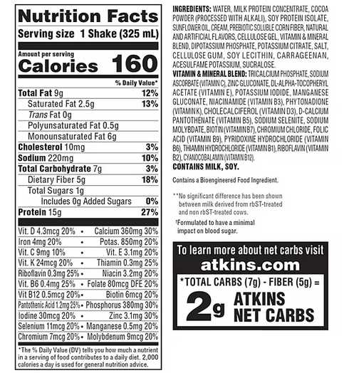 Wholesale prices with free shipping all over United States Atkins Gluten Free Protein-Rich Shake, Dark Chocolate Royale, Keto-Friendly (15 pk.) - Steven Deals