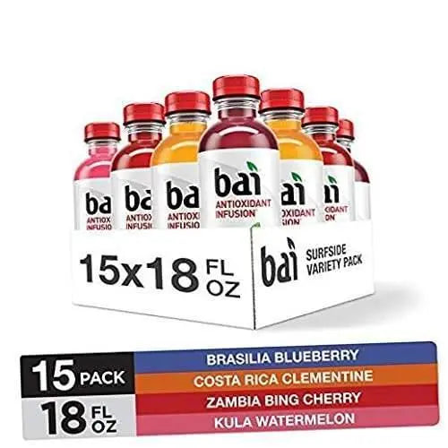 Wholesale prices with free shipping all over United States Bai Surfside New Variety Pack - Steven Deals