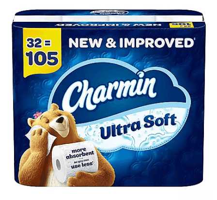 Wholesale prices with free shipping all over United States Charmin Ultra Soft Toilet Paper Super Plus Rolls (201 sheets/roll, 32 rolls) - Steven Deals