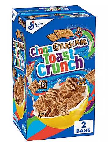 Wholesale prices with free shipping all over United States Cinnagraham Toast Crunch Breakfast Cereal (2 pk.) - Steven Deals