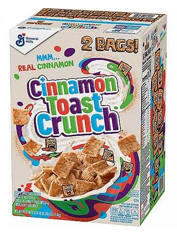 Wholesale prices with free shipping all over United States Cinnamon Toast Crunch Cereal (2 pk.) - Steven Deals