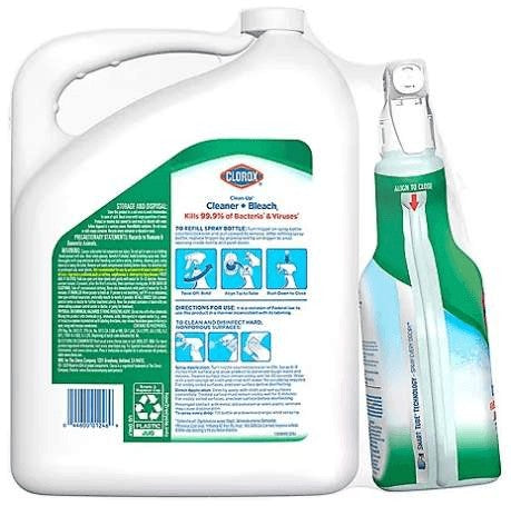 Wholesale prices with free shipping all over United States Clorox Clean-Up Cleaner Spray 32 oz with Bleach and 180 oz Refill - Steven Deals