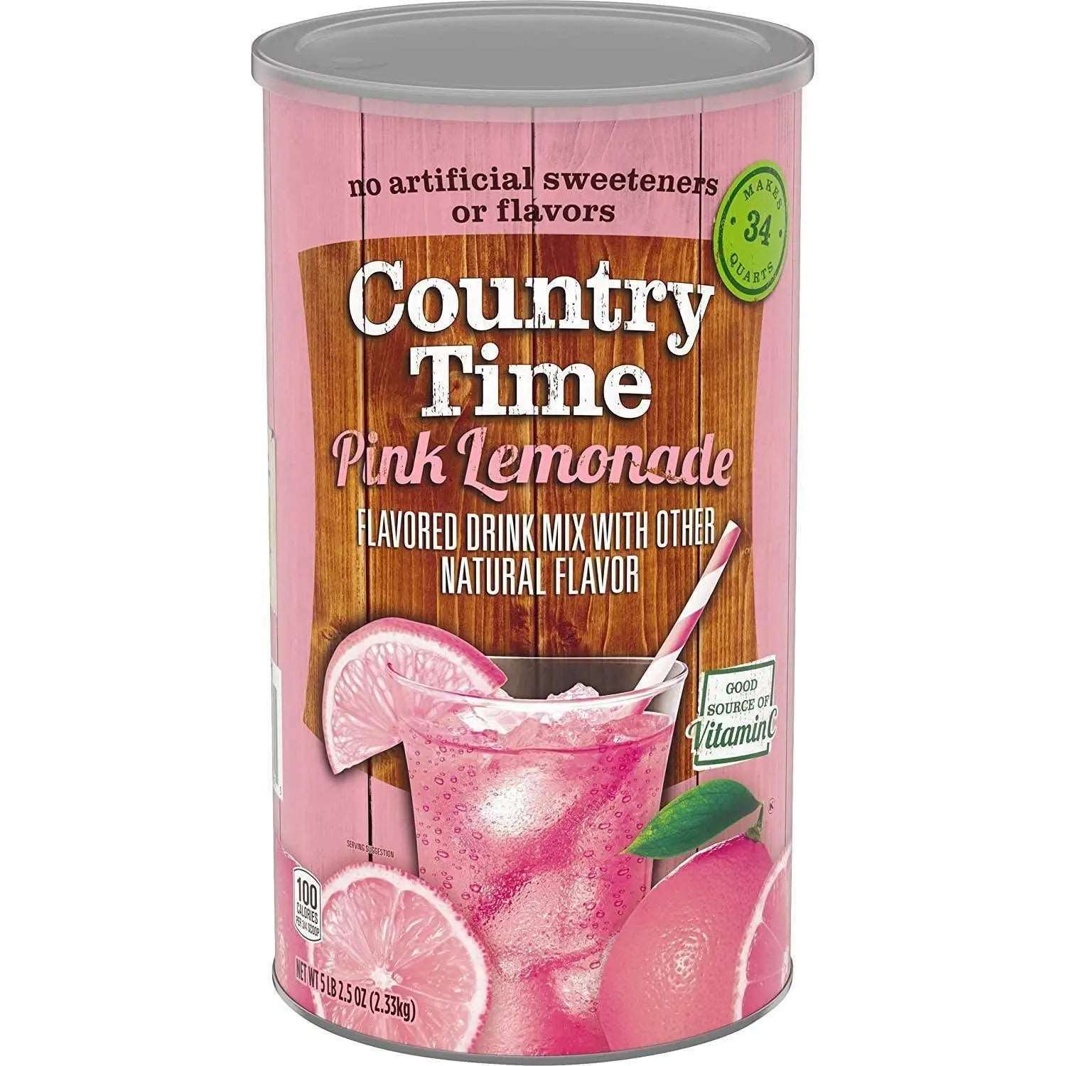 Wholesale prices with free shipping all over United States Country Time Pink Lemonade Drink Mix, pack of 2 - Steven Deals