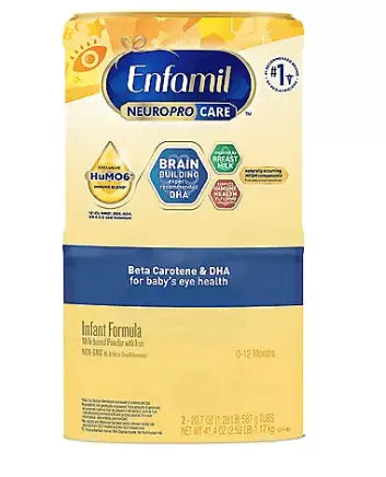 Wholesale prices with free shipping all over United States Enfamil NeuroProCare Infant Formula, Milk-based Powder with Iron (20.7 oz., 2 pk.) - Steven Deals