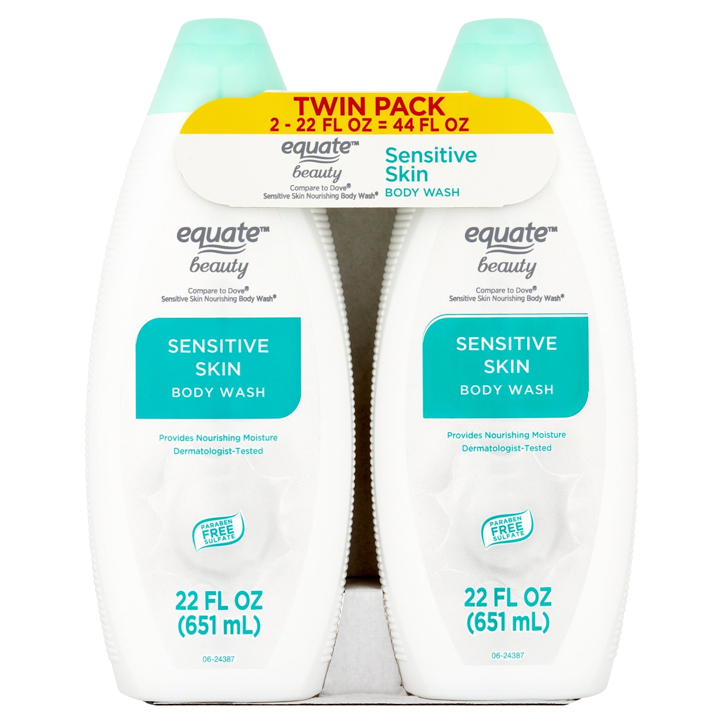 Wholesale prices with free shipping all over United States Equate Sensitive Skin Body Wash, 2X 22 fl. Oz. (2 Pack) - Steven Deals