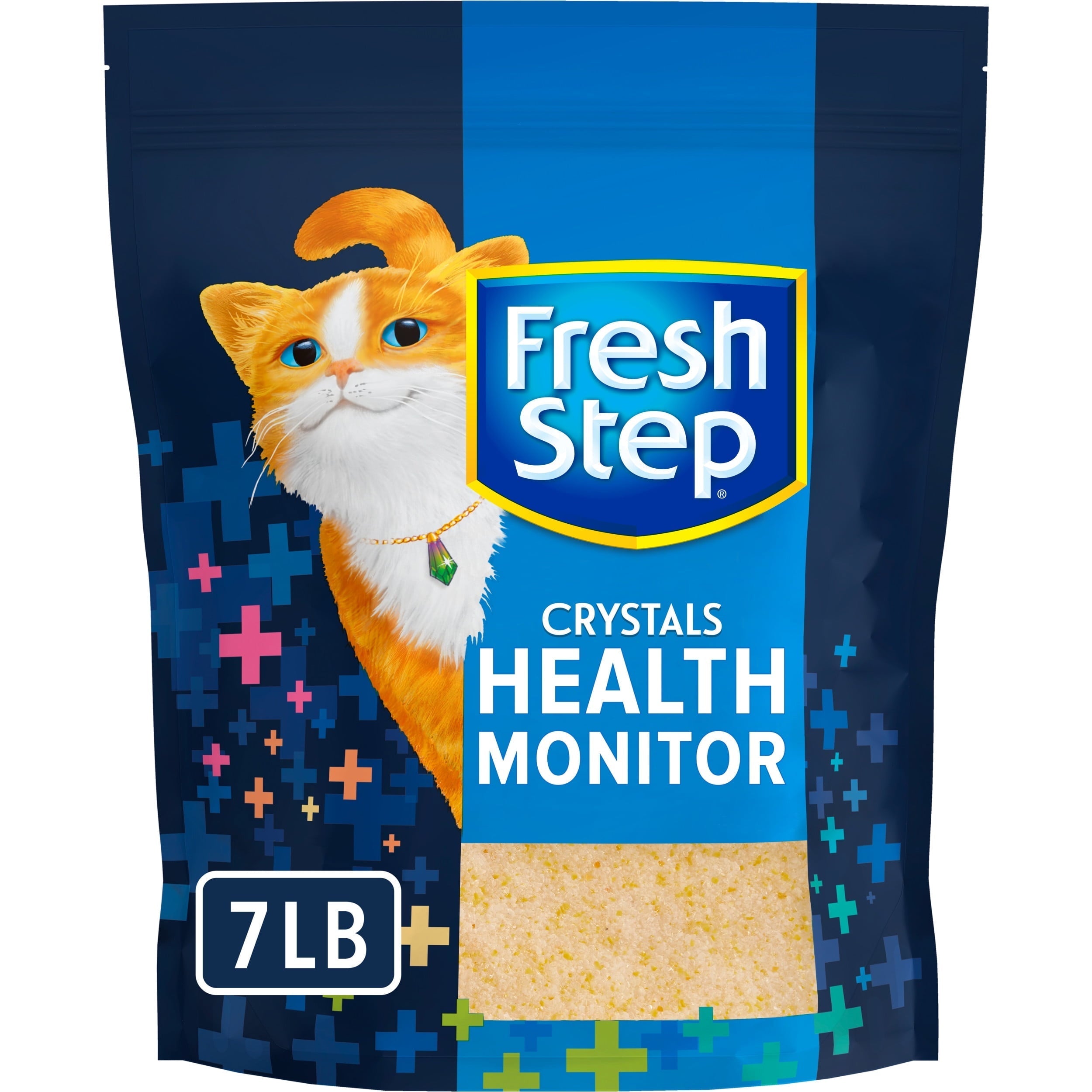 Wholesale prices with free shipping all over United States Fresh Step Crystals Health Monitoring Cat Litter - 7 Lbs - Steven Deals
