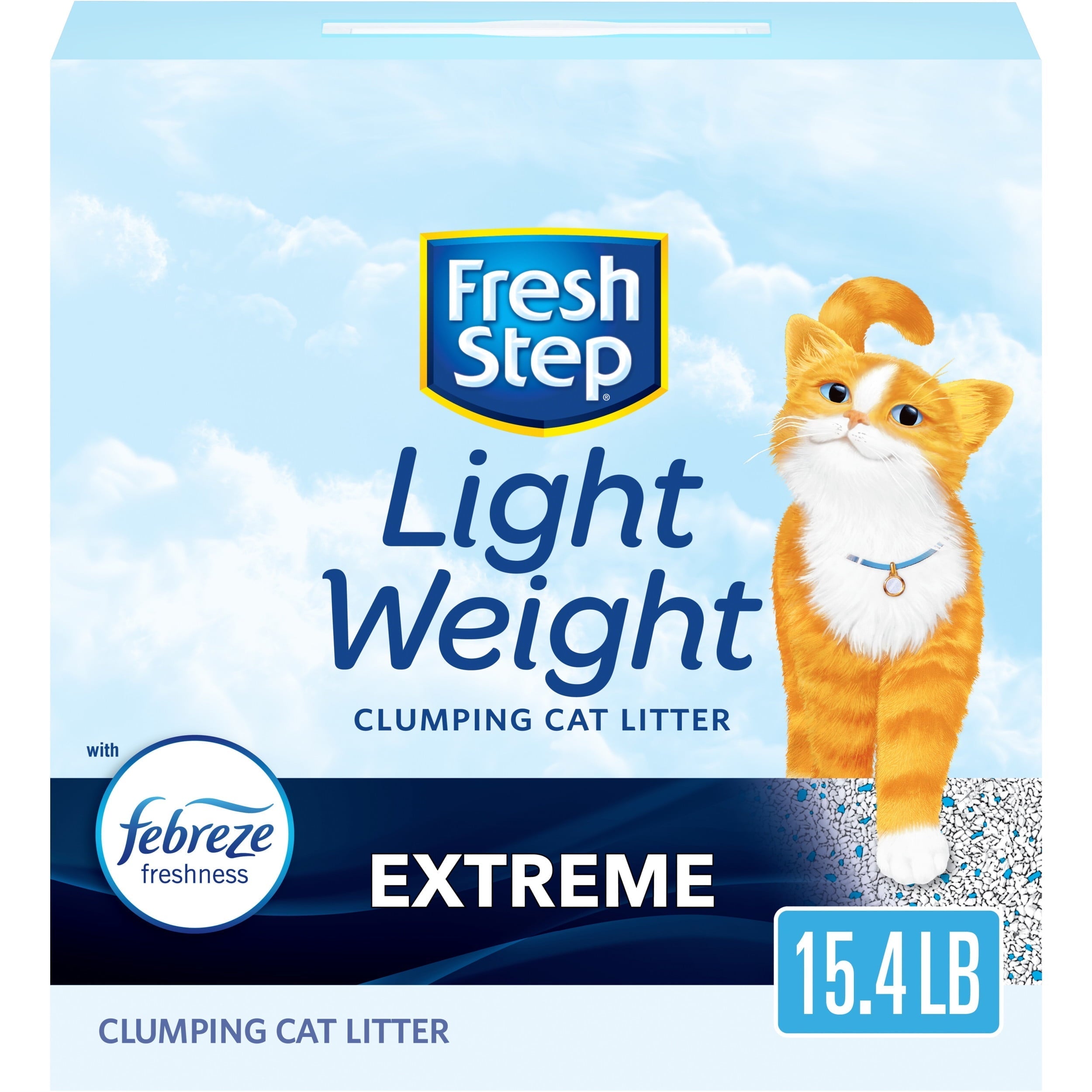 Wholesale prices with free shipping all over United States Fresh Step Lightweight Extreme Scented Litter with the Power of Febreze, Clumping Cat Litter, 15.4 Pounds - Steven Deals