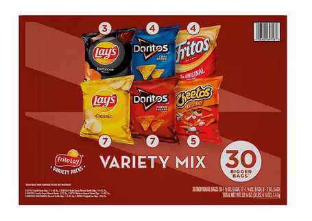 Wholesale prices with free shipping all over United States Frito-Lay Big Grab Variety Mix (30 pk.) - Steven Deals