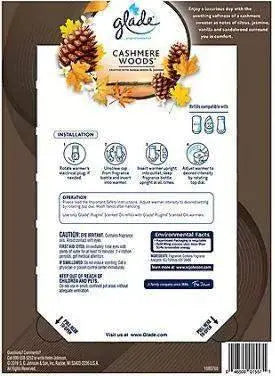 Wholesale prices with free shipping all over United States Glade PlugIns Scented Oil Refill, Essential Oil Infused Wall Plug In (6.39 fl. oz., 9 ct.) Cashmere Woods - Steven Deals