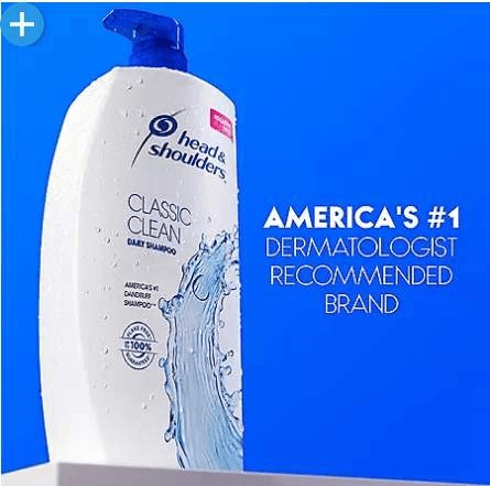 Wholesale prices with free shipping all over United States Head and Shoulders Classic Clean Anti-Dandruff Shampoo, pack of 2 - Steven Deals