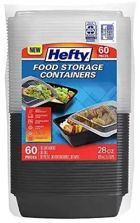 Wholesale prices with free shipping all over United States Hefty Food Storage Container (28 oz., 30 ct.) - Steven Deals