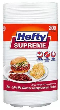 Wholesale prices with free shipping all over United States Hefty Supreme 3-Section 10 1/4