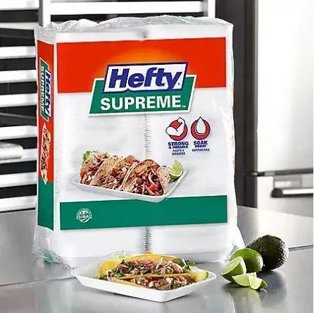 Wholesale prices with free shipping all over United States Hefty Supreme Foam Charola Trays (200 ct.) - Steven Deals