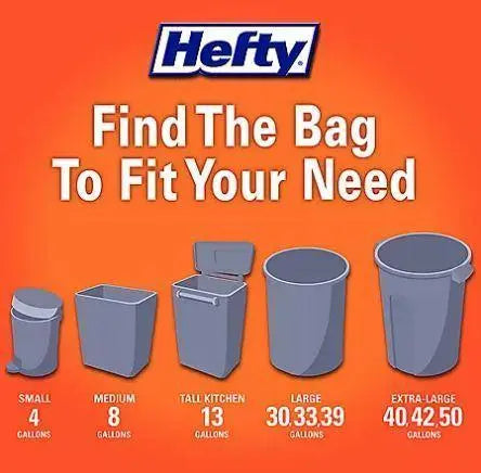 Wholesale prices with free shipping all over United States Hefty Ultra Strong 13-Gallon Kitchen Drawstring Trash Bags, Fabuloso Scent (130 ct.) - Steven Deals
