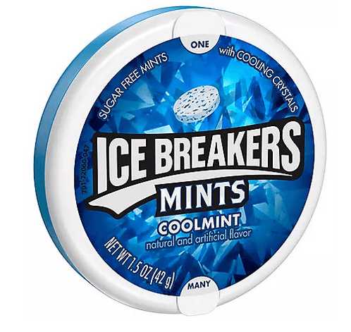 Wholesale prices with free shipping all over United States ICE BREAKERS Coolmint Sugar Free Breath Mints, Tin (1.5 oz., 8 ct.) - Steven Deals