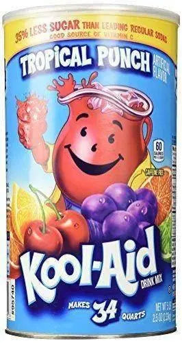Wholesale prices with free shipping all over United States KOOL Aid Tropical Punch 34 quart, - 2 pack - Steven Deals