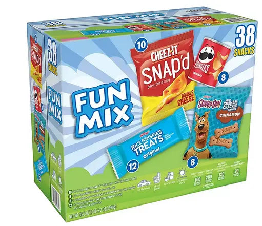 Wholesale prices with free shipping all over United States Kellogg's Fun Mix Variety Pack (38 pk.) - Steven Deals