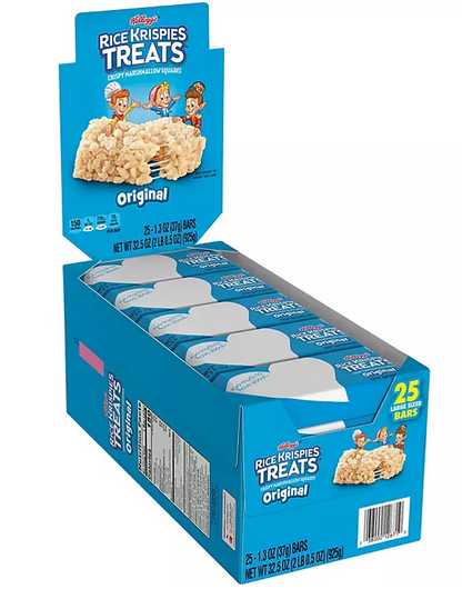 Wholesale prices with free shipping all over United States Kellogg's Rice Krispies Treats (1.3 oz., 25 ct.) - Steven Deals