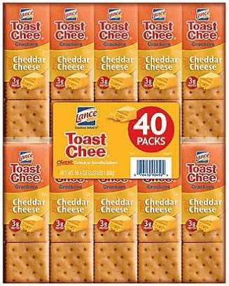 Wholesale prices with free shipping all over United States Lance ToastChee Cheddar Cheese (2 Packs) - Steven Deals