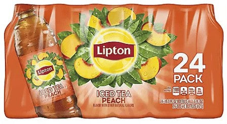 Wholesale prices with free shipping all over United States Lipton Peach Iced Tea (16.9 oz., 24 pk) - Steven Deals