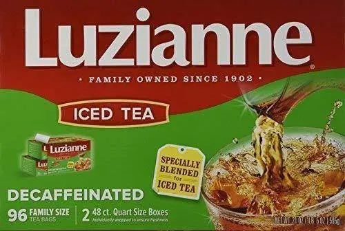 Wholesale prices with free shipping all over United States Luzianne Decaffeinated Tea (96 ct.) - Steven Deals