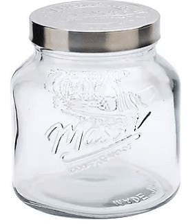 Wholesale prices with free shipping all over United States Mason Craft & More 4-Piece European Glass Canisters with Metal Lids - Steven Deals