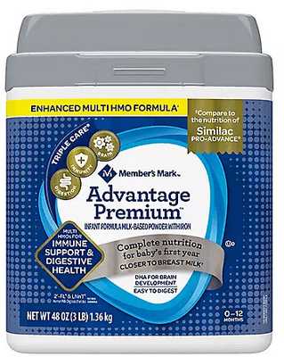 Wholesale prices with free shipping all over United States Member's Mark Advantage Premium Baby Formula - Steven Deals