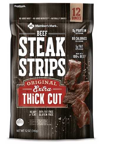 Wholesale prices with free shipping all over United States Member's Mark Beef Steak Strip (12 oz.) - Steven Deals