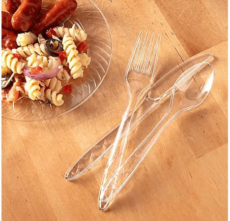 Wholesale prices with free shipping all over United States Member's Mark Clear Cutlery Combo Pack (360 ct.) - Steven Deals