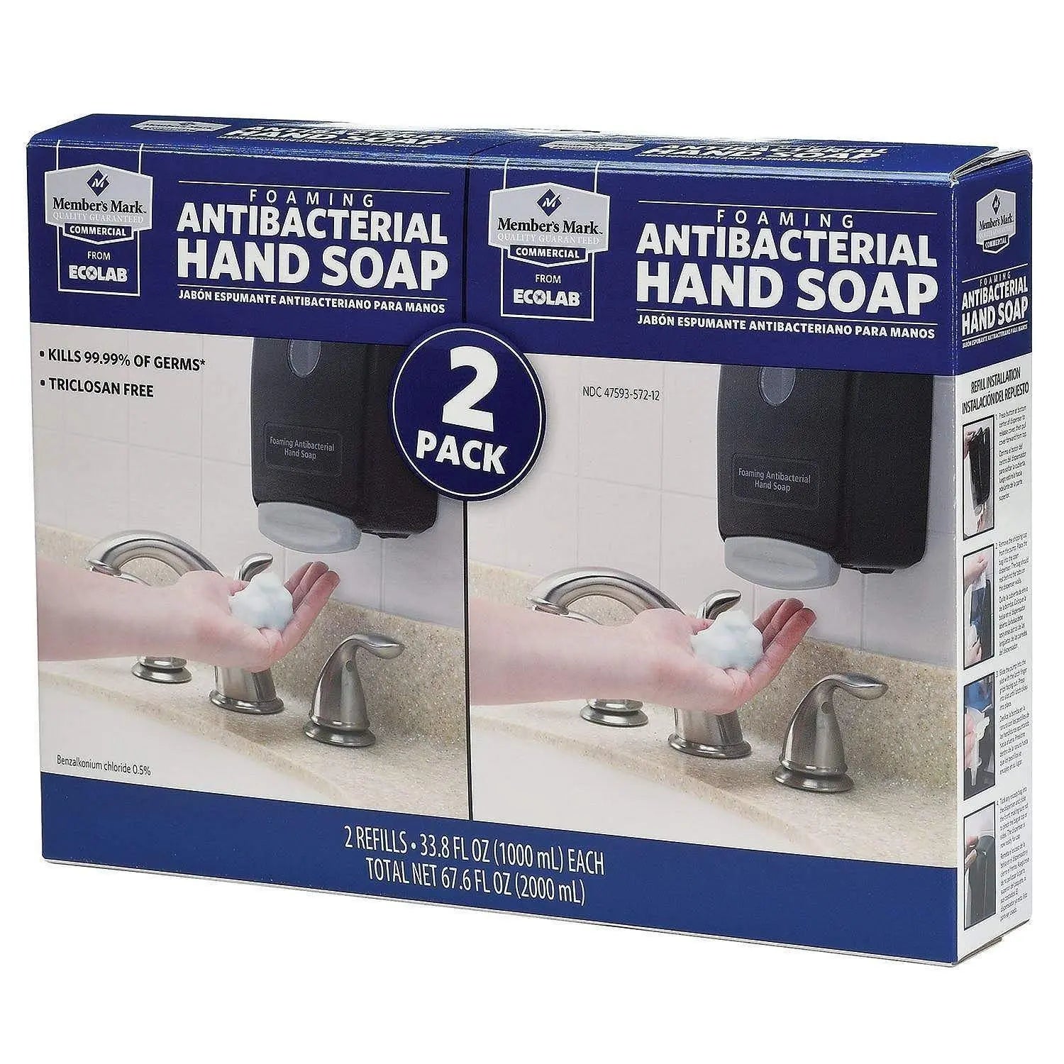 Wholesale prices with free shipping all over United States Member's Mark Commercial Foaming Antibacterial Hand Soap - Steven Deals